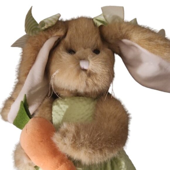[Bearington Collection] 14" MINNY CARROTS Bunny Rabbit w/ stand - Picture 2 of 12